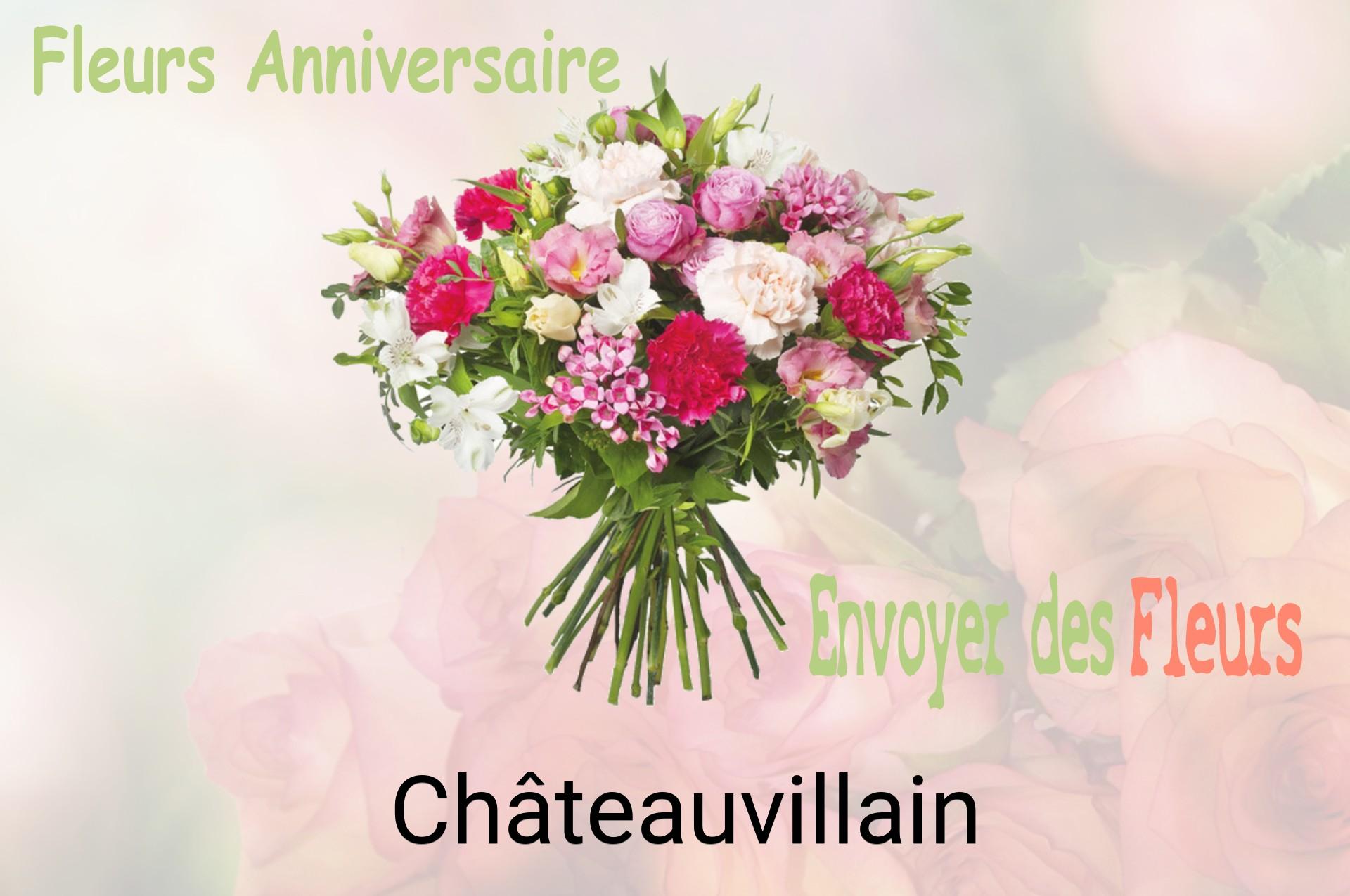 Bouquet de fleurs d’anniversaire livré à Châteauvillain