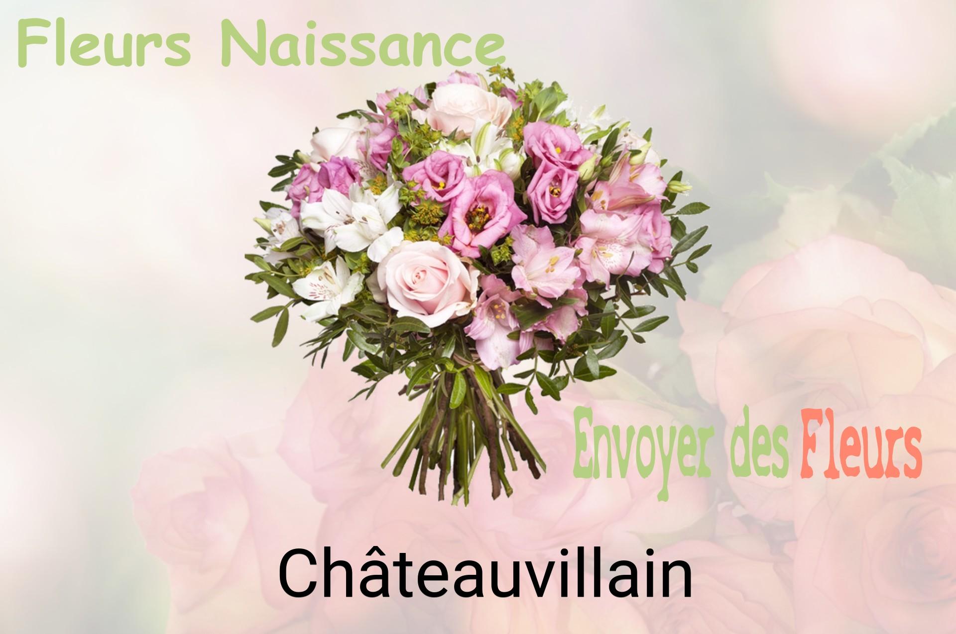 Bouquet de fleurs de naissance livré à Châteauvillain